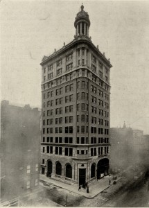 The Jarmulowksy Bank, corner of Orchard and Canal Streets, New York City, 1912. Reprinted from “Building for S. Jarmulowksy,” Architects & Builders Magazine XLIV (November 1912): 447.