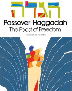 Reproduction of the cover of Passover Haggadah: The Feast of Freedom (The Rabbinical Assembly, 1982) with the permission of the publisher.