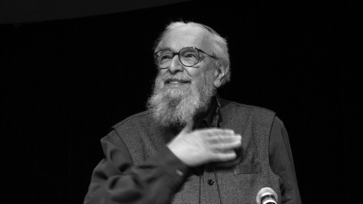 Reb Zalman Schachter-Shalomi at the University of Colorado at Boulder, January 2011. Courtesy of the Program in Jewish Studies, University of Colorado at Boulder.